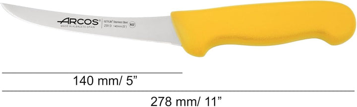 Arcos Ausbeinmesser mit Nitrum Edelstahlklinge 140 mm - Professionelles Messer zum Entbeinen von Fle