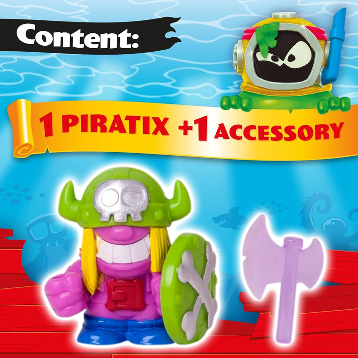 PIRATIX Adventure World Serie Shark Treasure, Box mit 24 Überraschungs-Umschlägen mit Sammlerfiguren