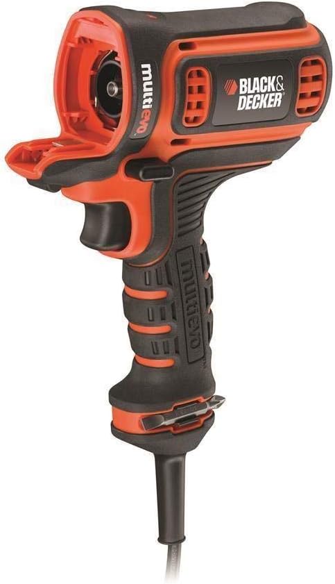 Black+Decker Multievo Elektro-Multifunktionswerkzeug Einstiegsset (300 W, werkzeugloser Kopfwechsel,