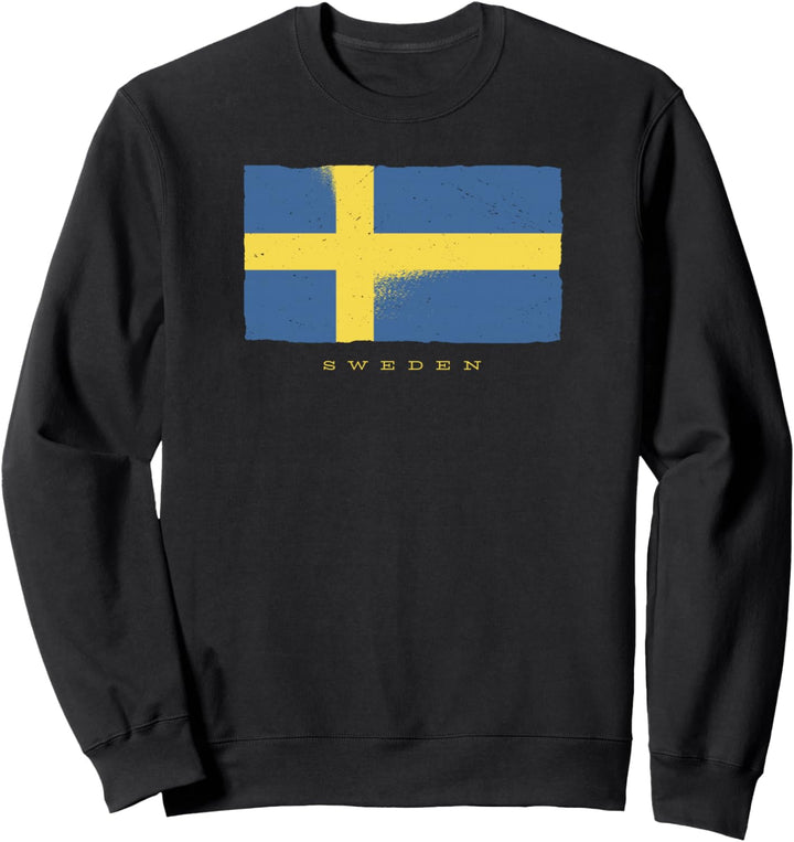 Sverige Souvenir Schweden Flagge Herren Damen Kinder Schwedisch Sweatshirt