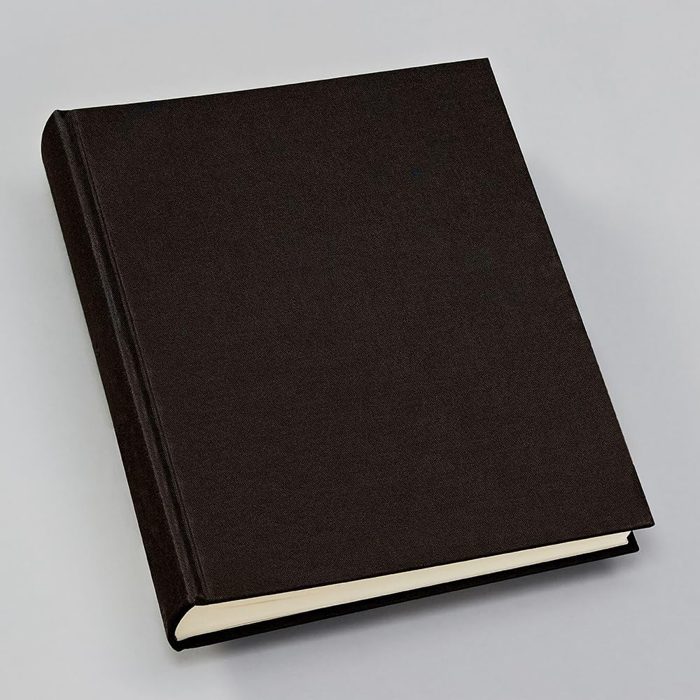 Semikolon 351008 Foto-Album Classic Medium - 21,6 x 25,5 cm - 80 Seiten cremefarben, für 160 Fotos -