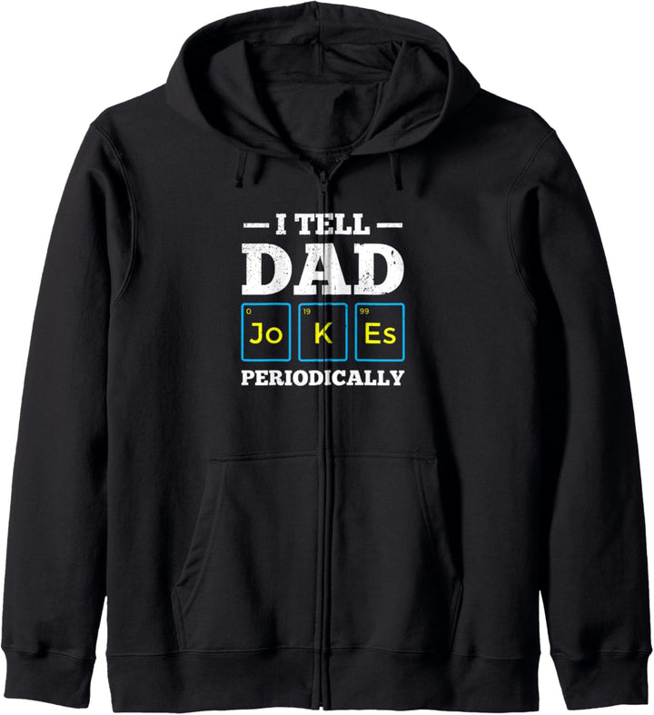 Ich erzähle Papa Witze Periodisch Periodensystem Witzig Kapuzenjacke