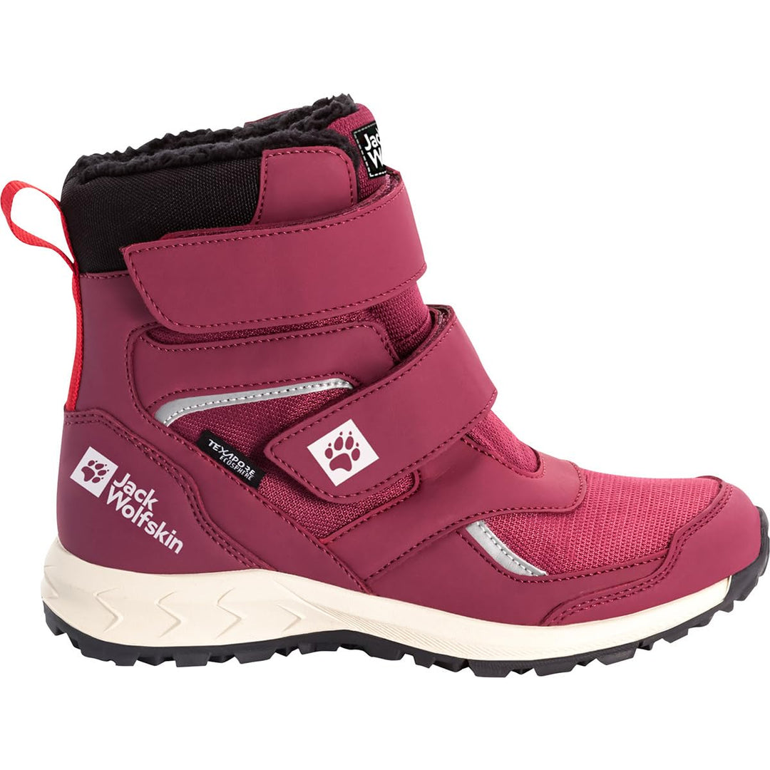 Jack Wolfskin Unisex Kinder Woodland Wt Texapore High Vc K Schneestiefel 38 EU Burgundy Red, 38 EU B