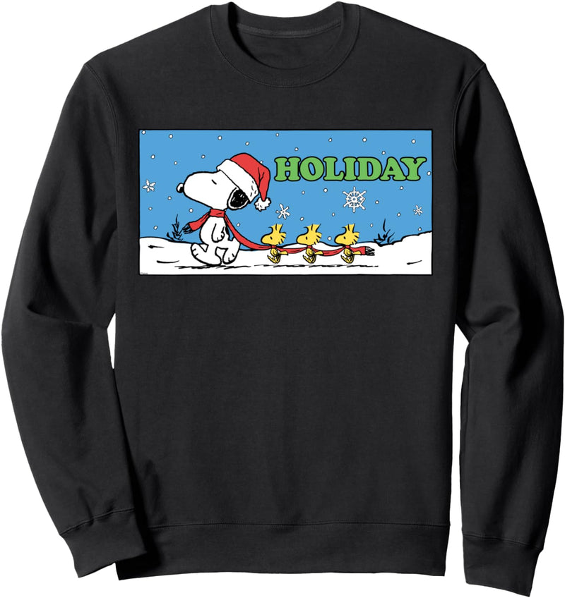 Peanuts Snoopy and Woodstock Holiday Sweatshirt