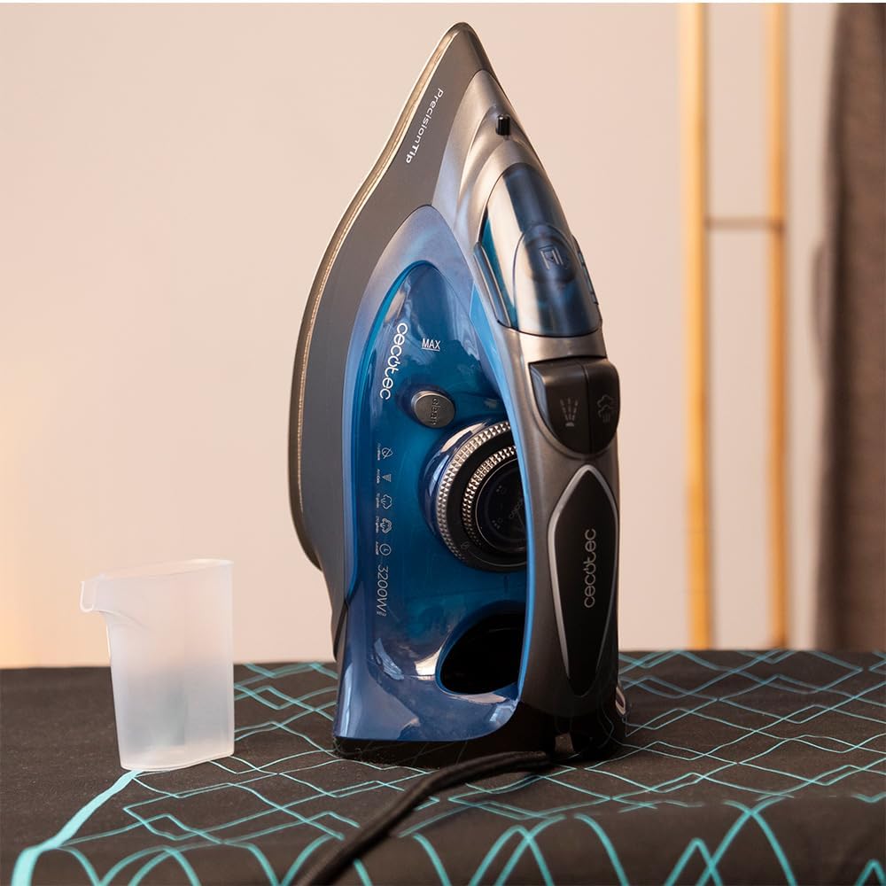 Cecotec Horizontalbügeleisen IronHero 3200 Force Anodized. 3200 W, Power Steam Technologie, Extra-Da