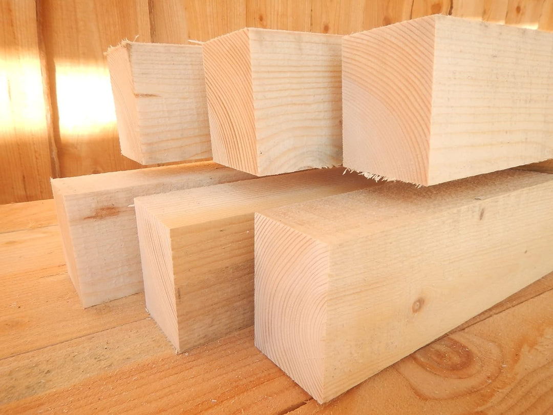 FICHTE TANNE 60x80mm Balken 6x8cm Kantholz Pfosten Pfahl sägerau Bauholz Rahmen 120cm Länge (4)