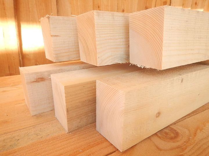 FICHTE TANNE 60x80mm Balken 6x8cm Kantholz Pfosten Pfahl sägerau Bauholz Rahmen 120cm Länge (4)