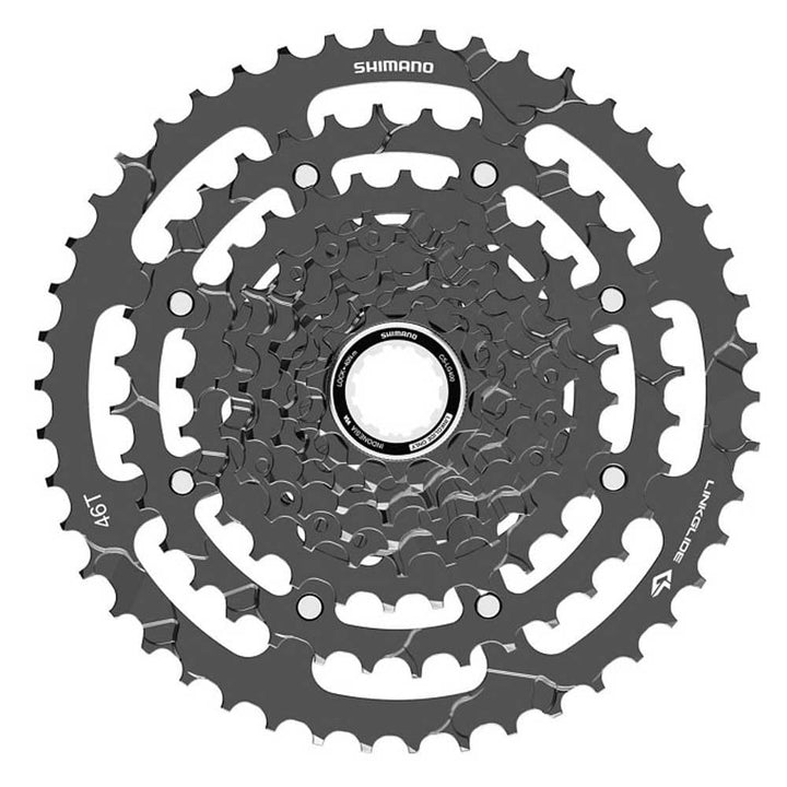 Shimano Cassette 9v 11-46 CS-LG400 CS-LG400-9 technisches Angelzubehör für kontrollierte Performance