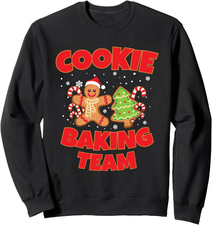 Cookie Baking Team Weihnachten Gruppe Backen Kekse Plätzchen Sweatshirt