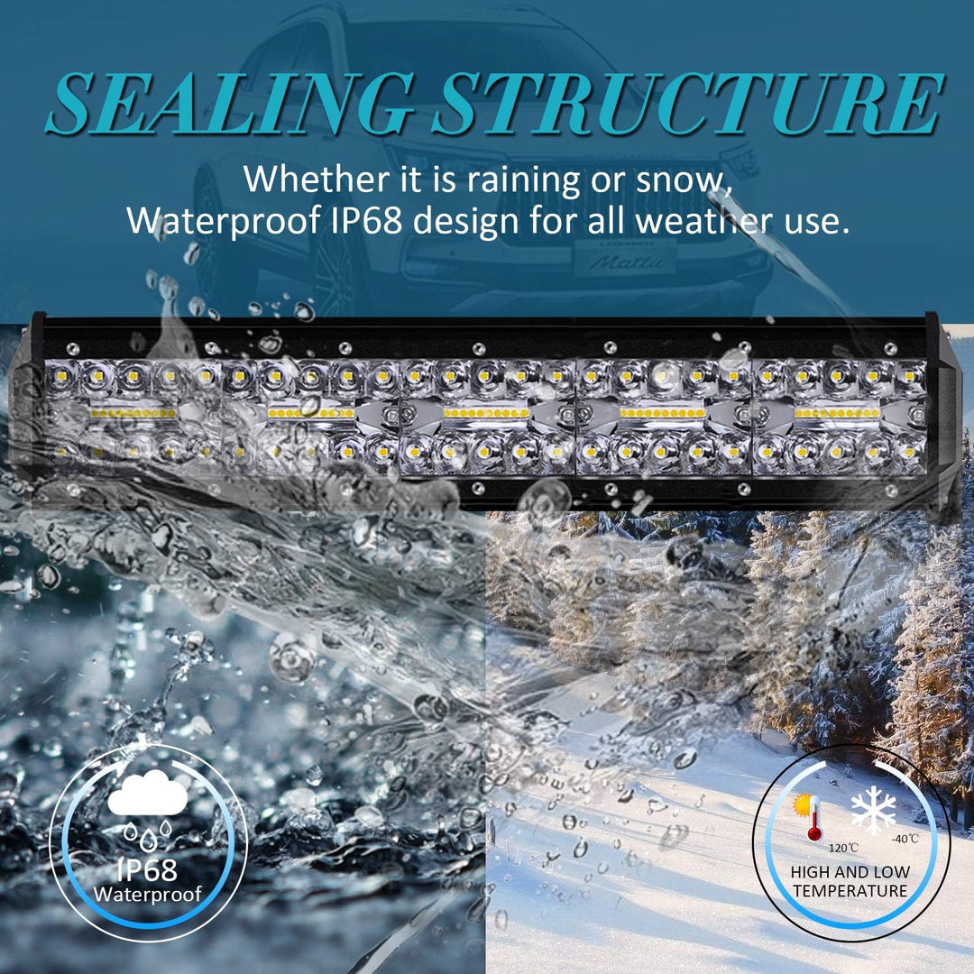 Kraumi LED Zusatzscheinwerfer, 15 Zoll 320W Cree LED Arbeitsscheinwerfer 32,000lm Led Scheinwerfer 1