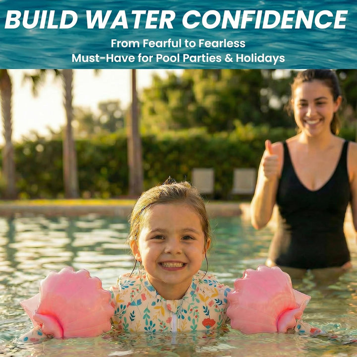 Badeanzug Baby Mädchen mit Floatation Kleinkind Schwimmtraining Hilfe Schwimmende Badeanzug Langarm