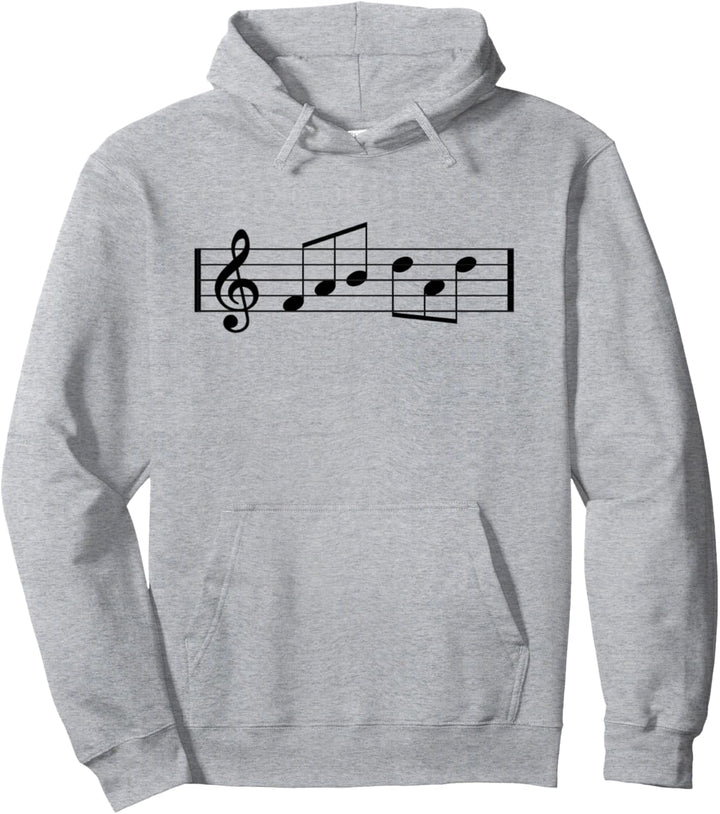 T-Shirt mit Notenschlüssel-Motiv, Musiknoten, Vatertag Pullover Hoodie