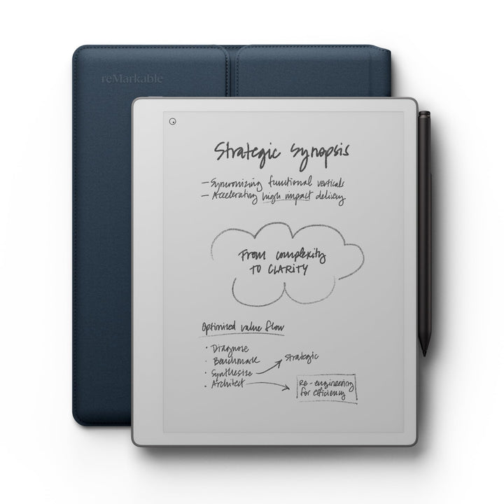 reMarkable Paper Pure Bundle – Paper Tablet mit 10,3-Zoll-Schwarz-Weiss-Display – Digitales Notizbuc