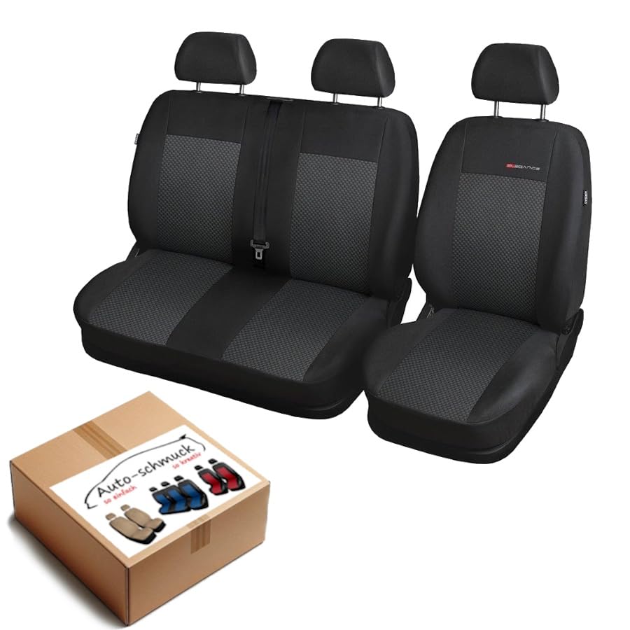 T5 Sitzbezüge nach Mass Autoplanen perfekte Passform Schonbezüge Sitzschoner Velour + Strickpolster