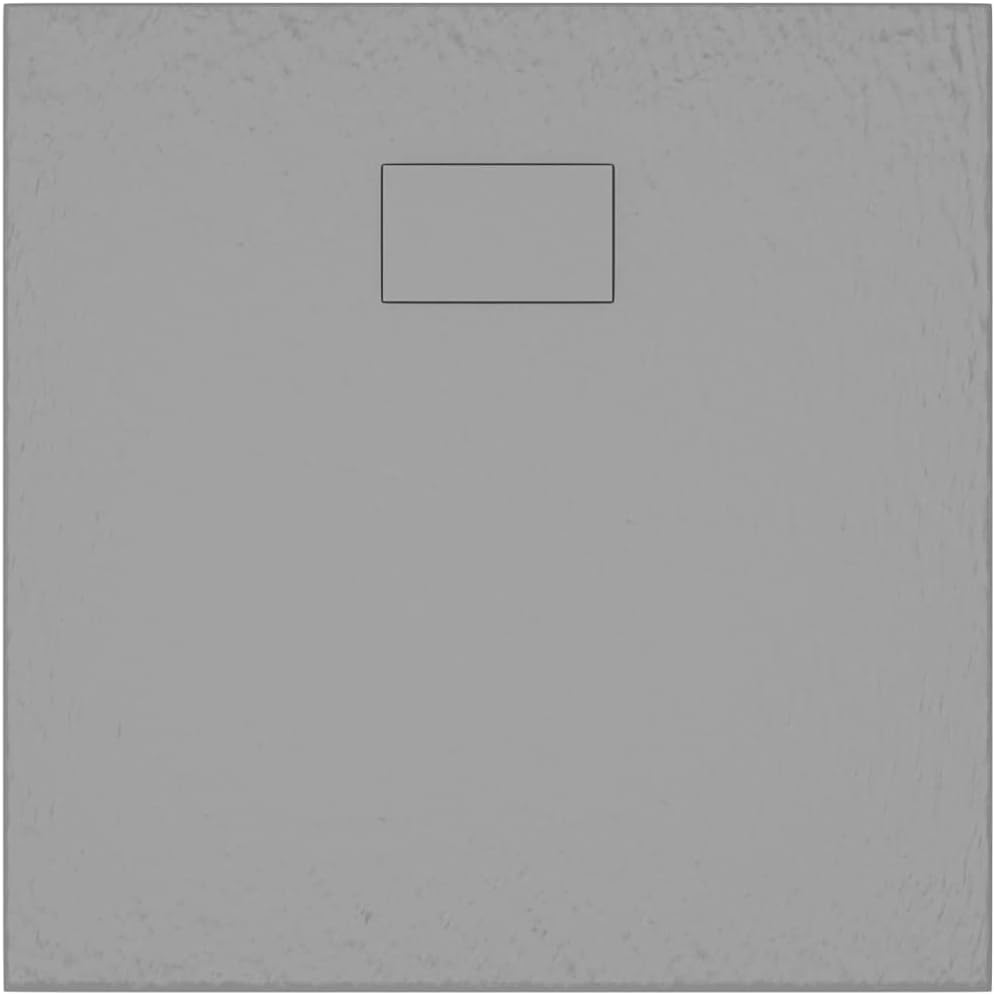 vidaXL Duschwanne SMC Grau 90x90cm