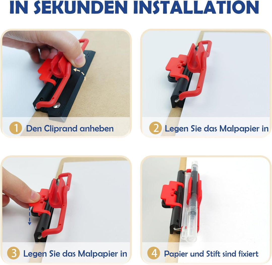 COOZEE 33x43cm Zeichenbretter für Künstler, Tragbare Skizzenplatine mit Einstellbarer verbesserter C