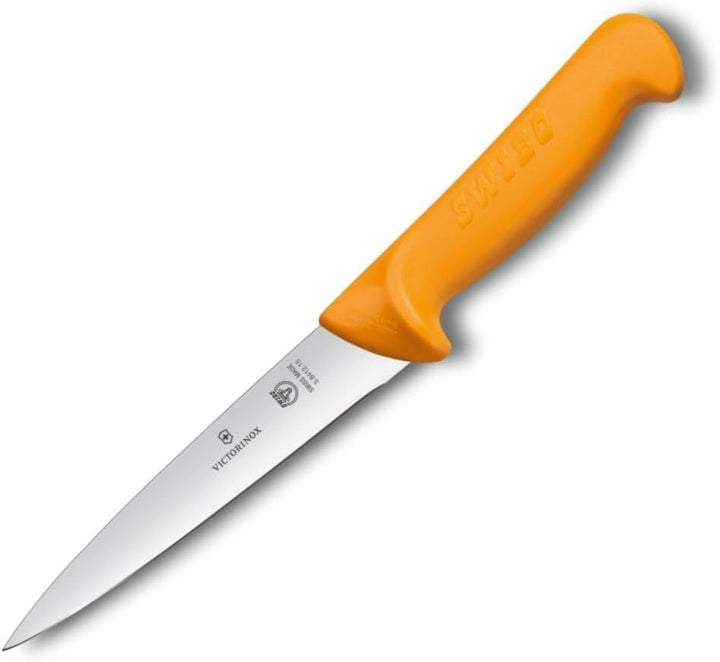 Victorinox Küchenmesser Swibo Ausbein und Stechmesser Normaler Schliff 15 cm Gelb, 15 cm Gelb