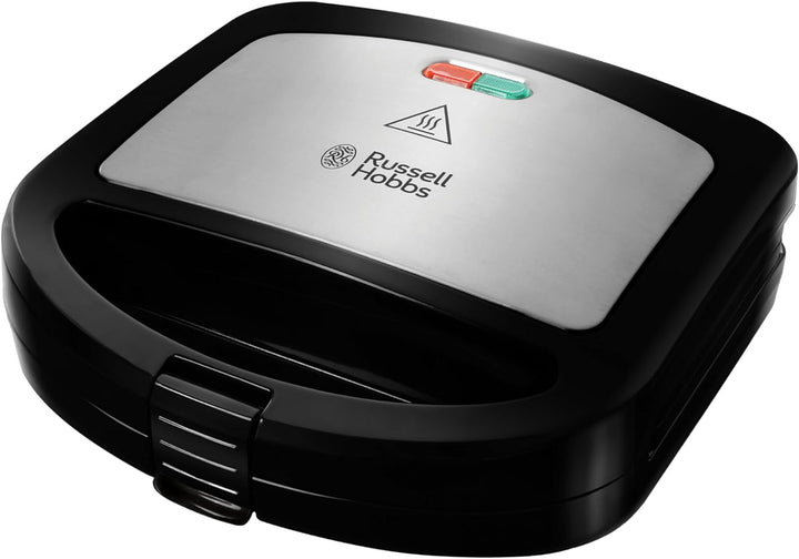 Russell Hobbs Sandwichmaker [Antihaftbeschichtete & extra tiefe Platten] Sandwichtoaster (Ideal für