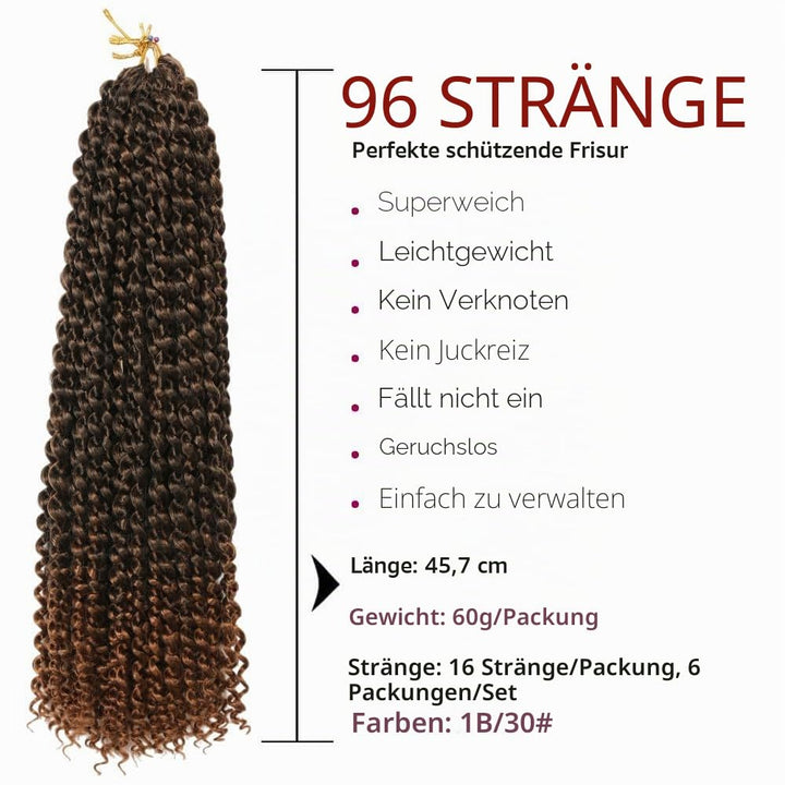 Passion Twist Hair,passion twist 6 Packs 18 Inch (45.5 cm), passion twist t30,Faux Locs Crochet Hair