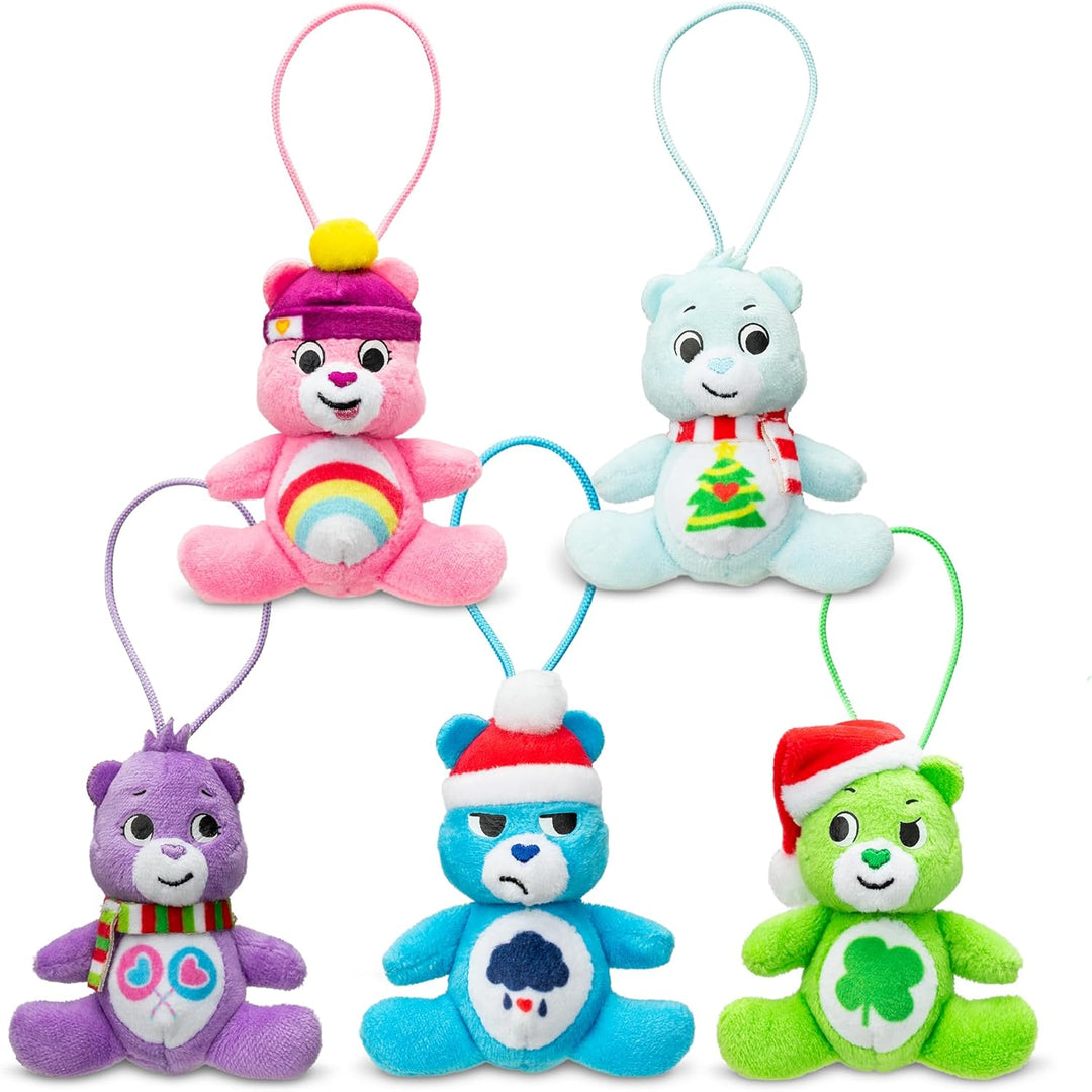 Care Bears Micro Teenies Holiday 5er-Pack Schatztruhe – Weihnachtsedition mit Cheer Bear, Grumpy Bea