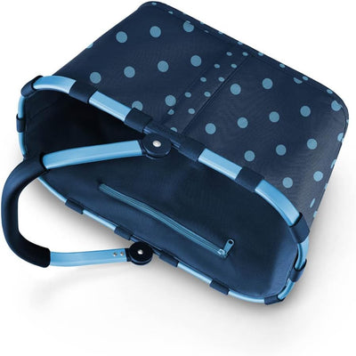 reisenthel Angebot Einkaufskorb carrybag Plus passendes Cover Sichtschutz Abdeckung (frame mixed dot