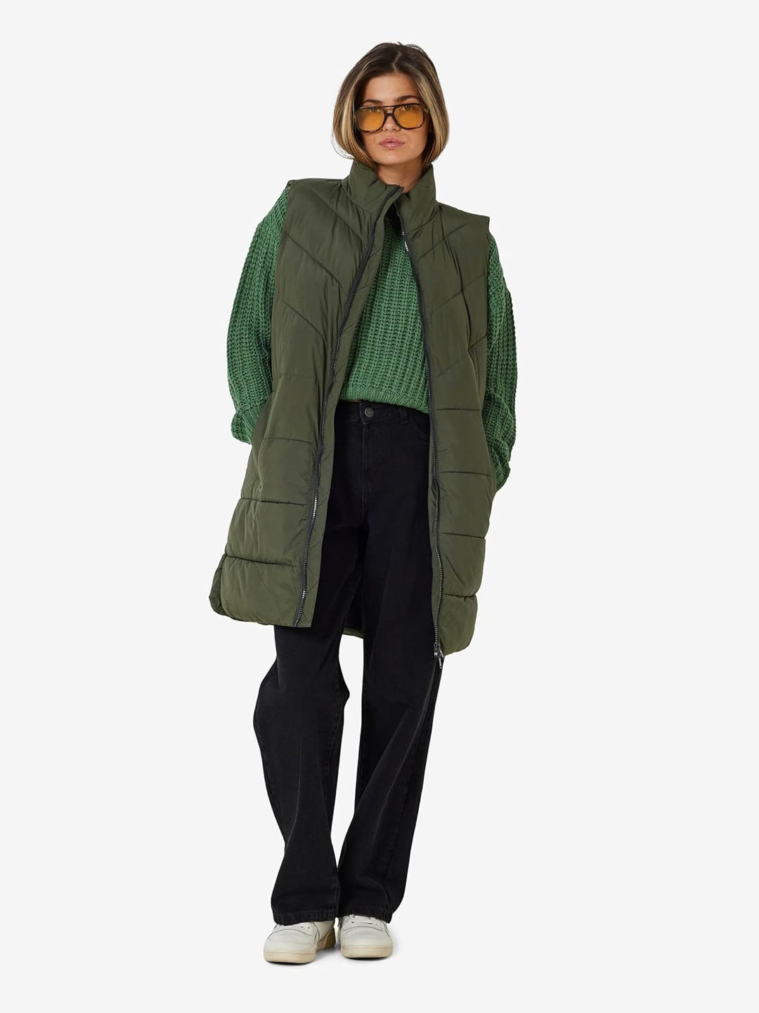Noisy may Damen Nmdalcon S/L Vest Noos Jacke XS Rosin, XS Rosin