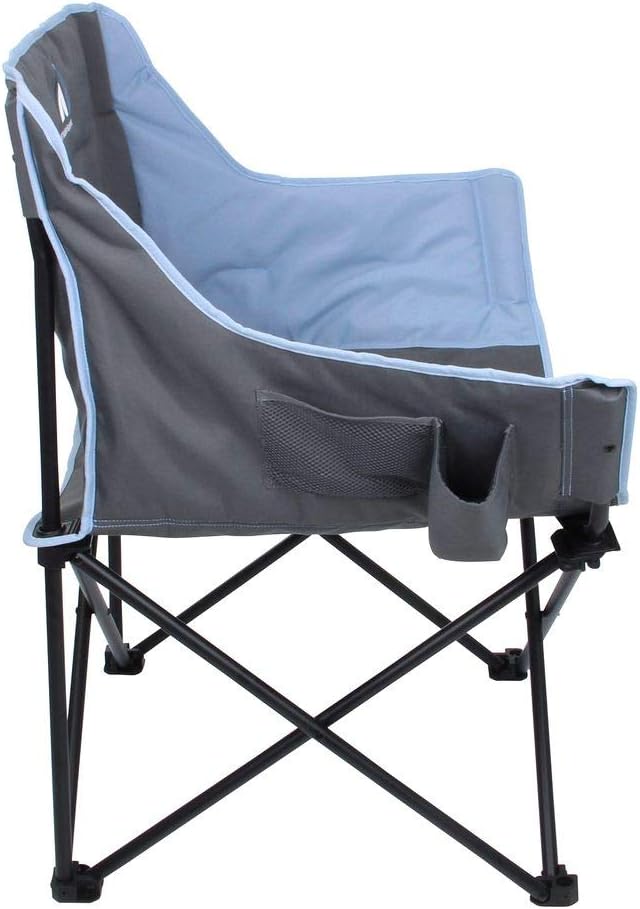 10T Campingstuhl Jace Arona XXL Klappstuhl bis 130 kg Stuhl mit Getränkehalter + Seitentasche