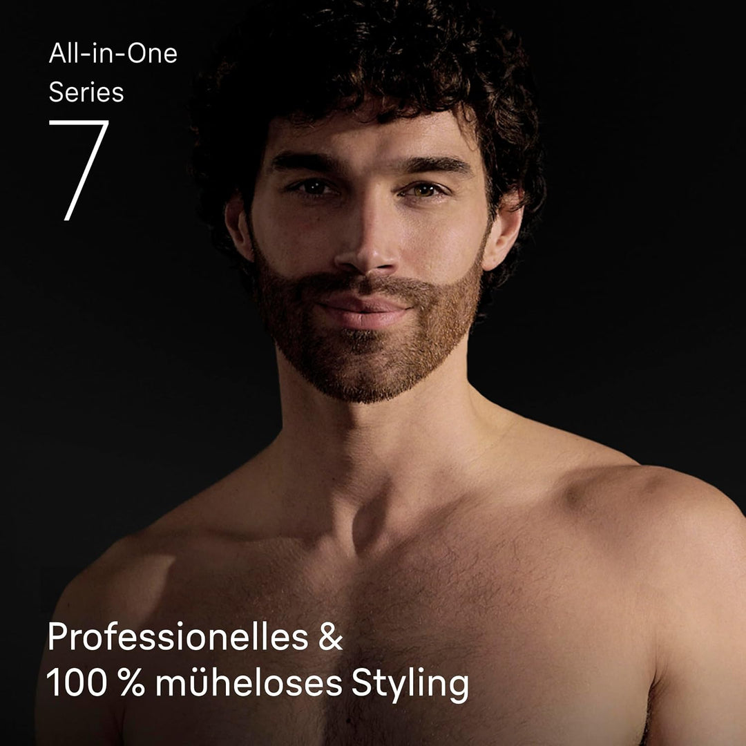 Braun All-in-One Trimmer-Set 7, 13-in-1 Multigroom, Haarschneidemaschine für Gesicht, Kopf und Körpe