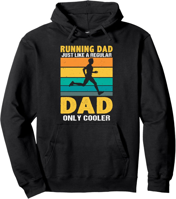 Marathonlauf Papa Marathonläufer Pullover Hoodie