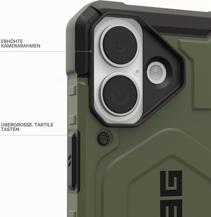 URBAN ARMOR GEAR Pathfinder MS Hülle kompatibel mit Apple iPhone 17 Case (Wireless Charging/Magnetis