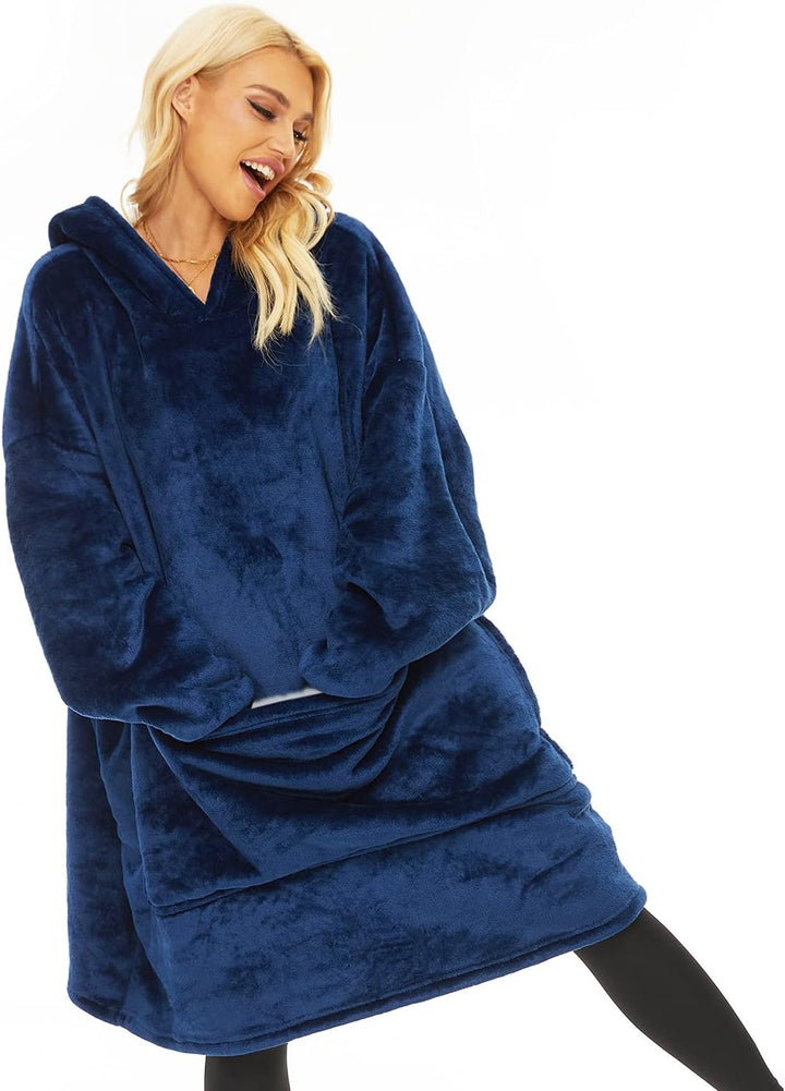 Gentlewarm übergrosse Hoodie Sweatshirt mit Kapuze, Super Weich und bequem Flanell Damen Kapuzenpull
