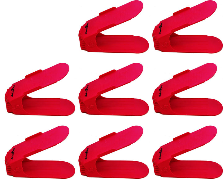 8 x Verstellbarer Profi Schuhstapler Schuhorganizer Schuhhalter – Magic Shoe Rack Organizer - Sparse