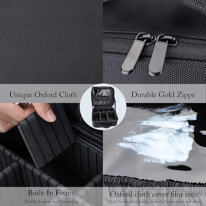 GZCZ Kosmetiktasche Kosmetikkoffer,Grosse Kapazität Professionelle Künstler Schminkkoffer,Make Up Or