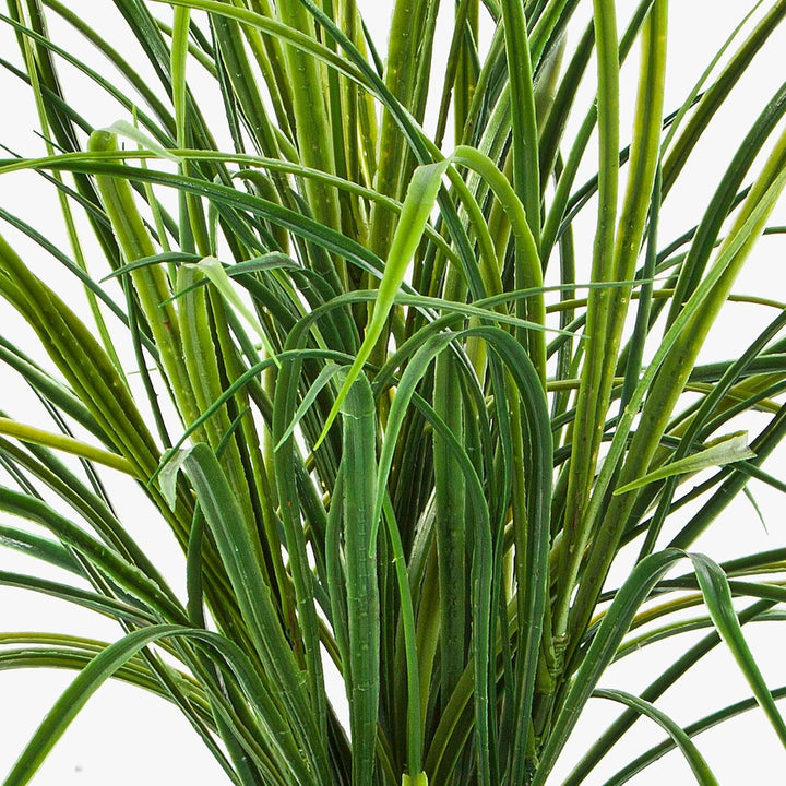 artplants.de Kunst Schilfgras Elias, 158 Halme, grün, auf Steckstab, 75cm - Kunst Gras - Grasbusch k