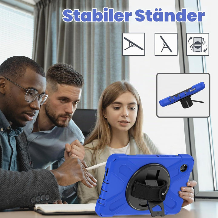 BRAECN Hülle für Samsung Galaxy Tab A9 8.7 Zoll SM-X110/SM-X115/SM-X117, Stossfeste Robuste Tragbare