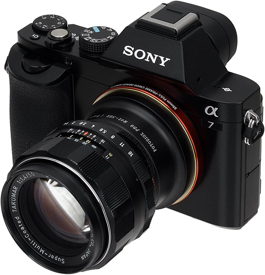 Fotodiox Pro Lens Mount Adapter Compatible with M42 Type 2 Lenses on Sony E-Mount Cameras M42 V2 PRO