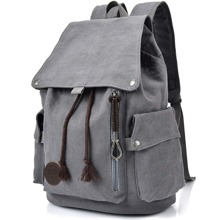 RERI Canvas Leinwand Rucksack Vintage für Outdoor Camping Aussflug Sports Universität Rucksack Wande
