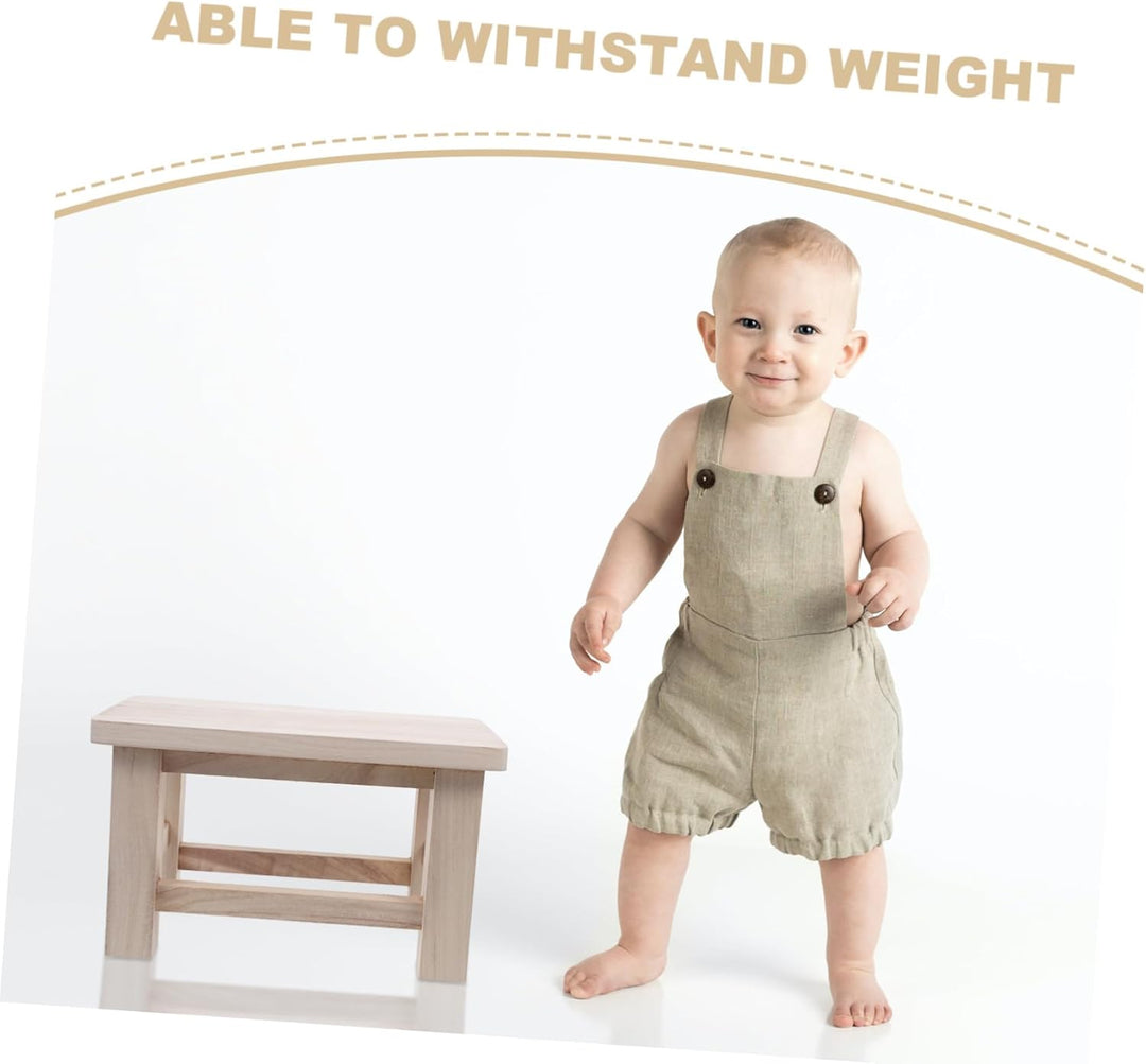 TOPBATHY Holz Hocker Klein Massiv Aus Naturholz Schuhhocker Tritthocker Wechselschuhhocker Für Zuhau