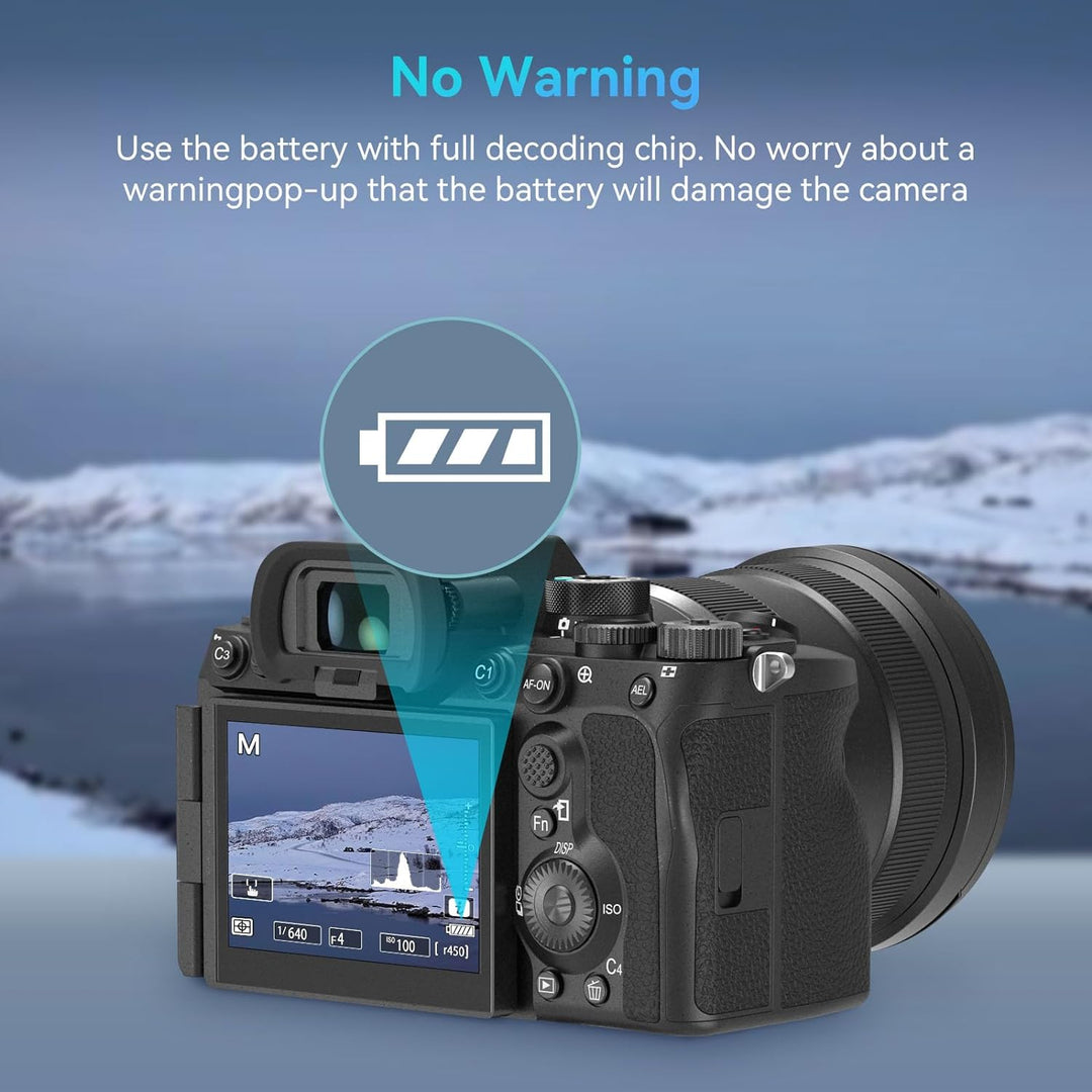SMALLRIG Battery EN-EL15C 2400mAh Kamera Akku für Nikon Zf / Z8 / Z7 / Z6, wiederaufladbarer USB-C S