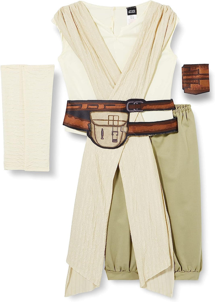 STAR WARS The Force Awakens Rey Kostüm für Erwachsene, mehrfarbig, Grösse M, Mehrfarbig/Meereswellen