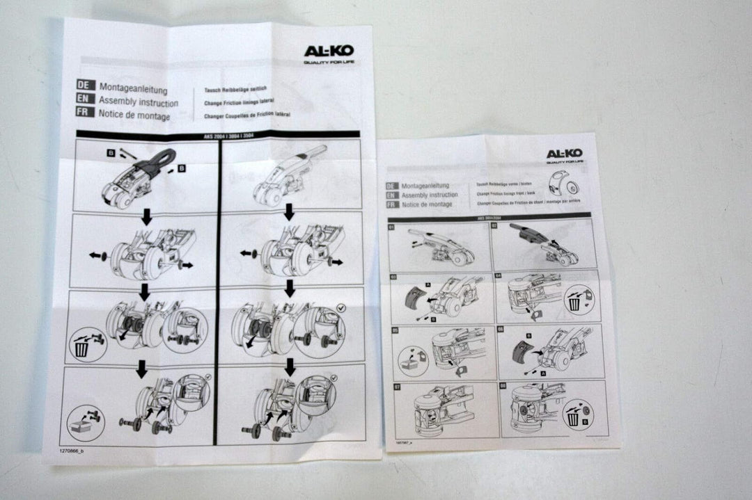 p4U 2 Sätze AL-KO Reibbeläge Komplettsatz Komplettset Set für AKS 3004 Reibbelag-Set