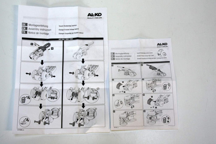 p4U 2 Sätze AL-KO Reibbeläge Komplettsatz Komplettset Set für AKS 3004 Reibbelag-Set