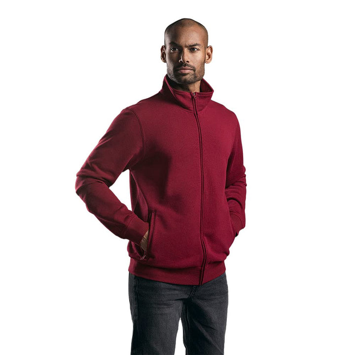 EXCD Sweatjacke Herren, Granat, XXL