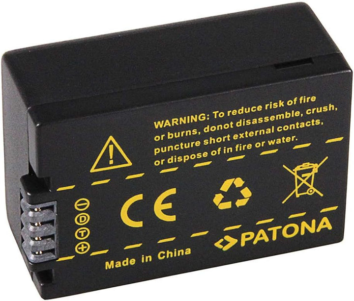 PATONA 2X Akku DMW-BMB9 mit Slim Ladegerät USB-C kompatibel mit Panasonic Lumix DC-FZ82 DC-FZ82D DC-