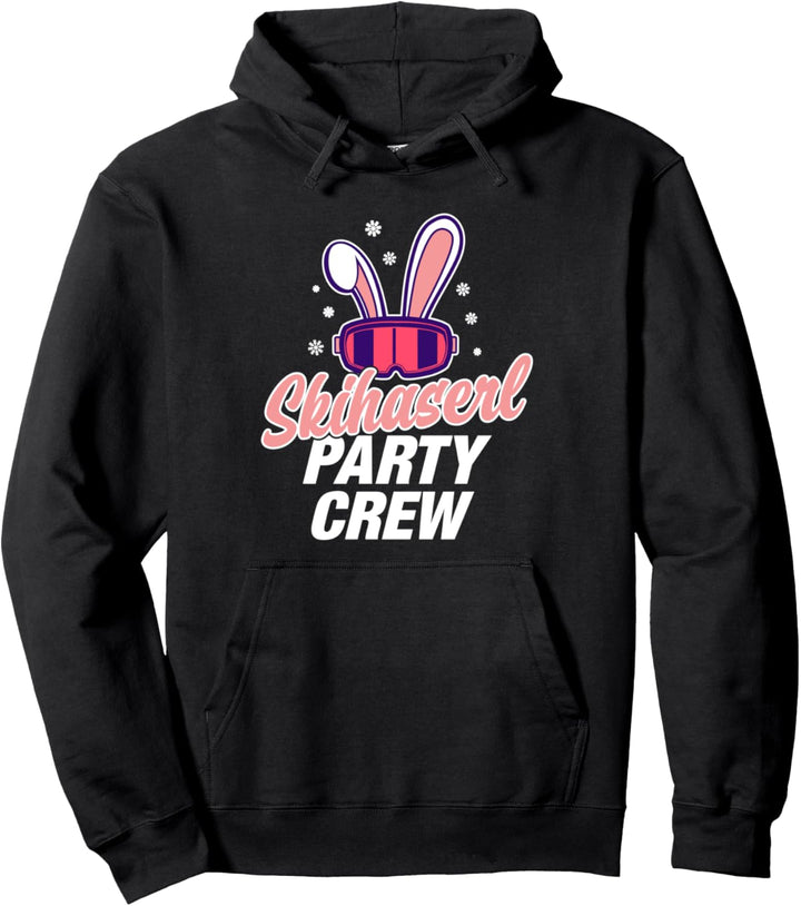 Skihaserl Kostüm Party Crew Skihasen Outfit Apres Ski Party Pullover Hoodie