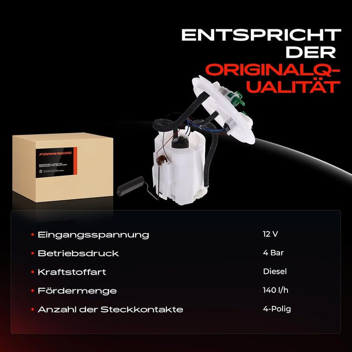 Kraftstoffpumpe Dieselpumpe für Astra H L08 L35 L48 L67 L69 L70 Astra MKV(H) H A04 Astravan MKV H 1.
