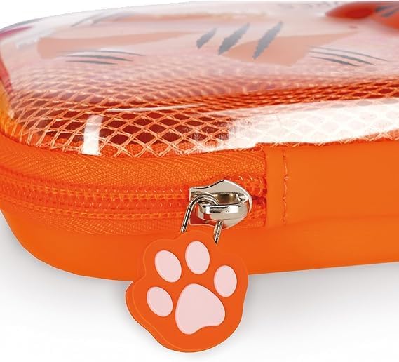 Legami - Wonderwow Federmäppchen, 2 Fächer und Stifthalter innen, Innenfach mit Netzstoff, Reissvers