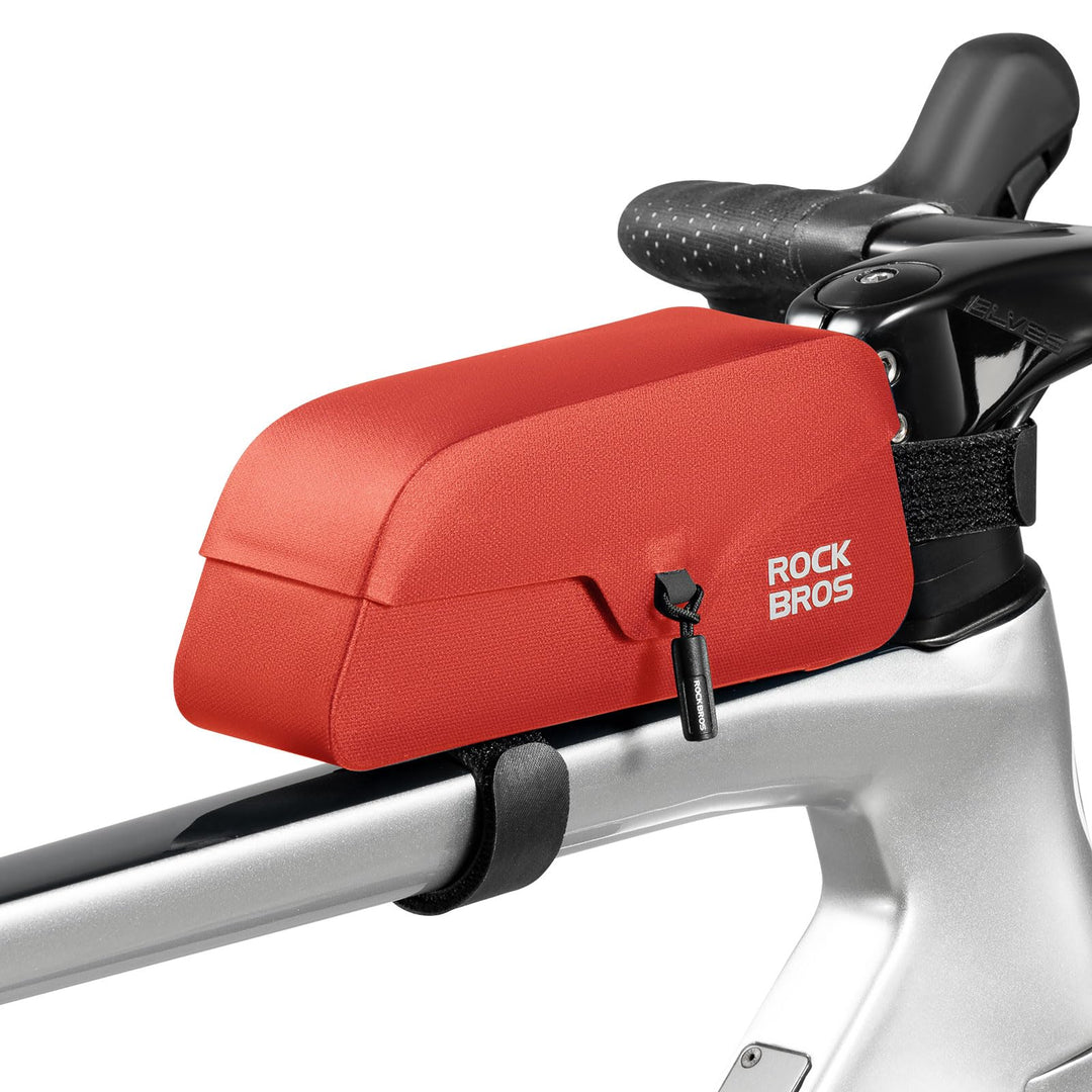 ROCKBROS Fahrrad Oberrohrtasche 100% Wasserdicht mit magnetischem Deckel Fahrradrahmentasche Dreieck