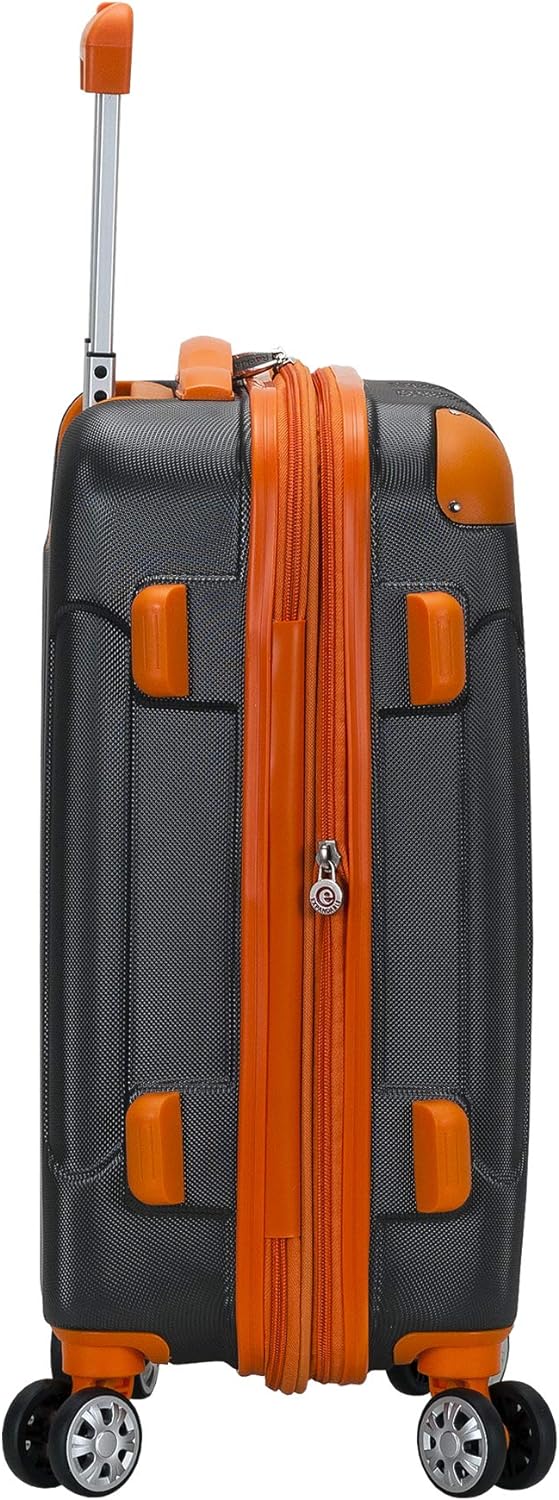 Rockland London Hardside Spinner Rad Gepäck, Dunkelgrau, Carry-On 20-Inch, London Hartschalen-Koffer