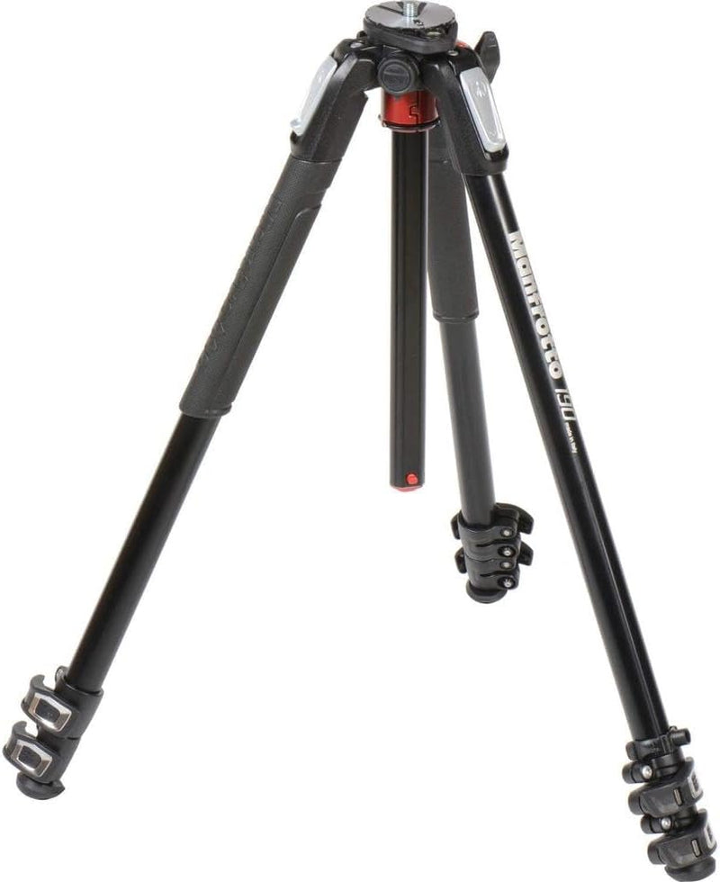 Manfrotto MT190XPRO3 Aluminium Stativ mit 3 Segment tripod Single, tripod Single